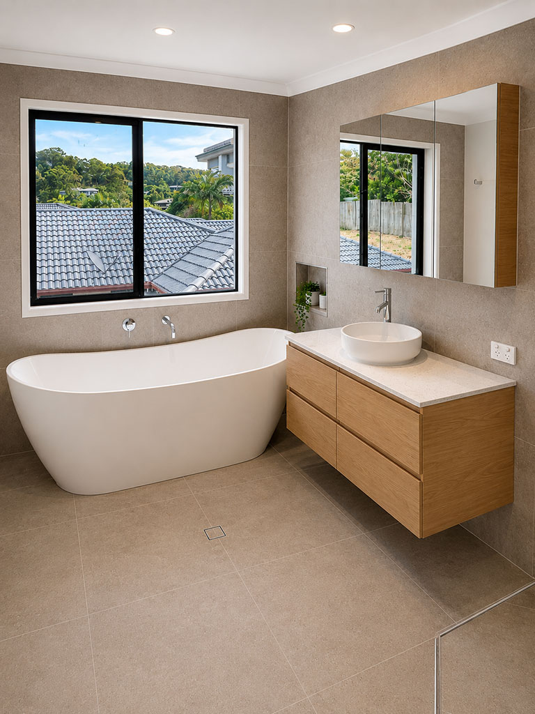 Bath and vanity